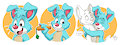Kami Rabbit Stickers