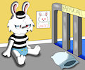 Bunny in jail