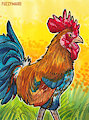 The rooster by FuzzyMaro