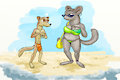 Duke and Muffin, Zootopian Seaside Getaway