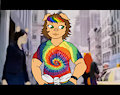Commission: "Rosie, get up and drive your rainbow soul"