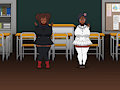 Zari and Zaru in School1 by Furry23422