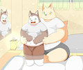 Boy and father tale by SushiRoll