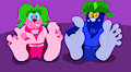 Sasquachs wiggly toes.