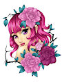girl of roses by Blume