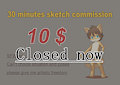 Commission sheet in August