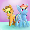 Appledash Pounce (1/2) by ponballoon