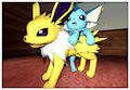 Introducing - Rain and Shock by AdaptTheEevee