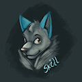 Sk&ouml;ll Headshot Painting By Zata-S