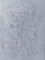 Kiba/Kira anatomy (censored) by KibaTrapecio