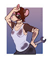 Grease Rat Saranya by kittensnark