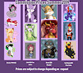 Summer 2019 Commission Prices