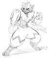Zap cat sketch