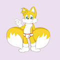Tails in underwear