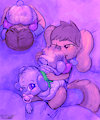 Puppy Buttsniffers by OverFlo207