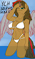YCH Beach Bunny 2 (Auction Closed)