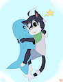 $ Cat hugging a Fish!