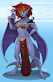 Demona in Slave Leia outfit by quelico