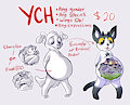 Holding Up Belly YCH by doublecue