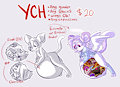 Proped On Belly YCH by doublecue