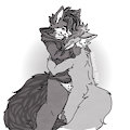 Couple hug