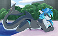 Erika by the Pool by Ambris