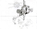 Co-operational Drawing of a weird Sharkpedo by 80SickArts08