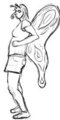 Daily Figure Sketch 7 by Fuzzyball