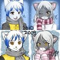 Jen & Trans Winter Icons New 2010 and Old 2009 by JenKitty20