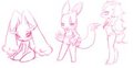 pokemon girls by TenshiGarden