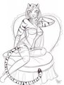 Lounging Tiger by Majorra