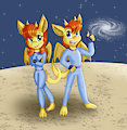 Rocky and Sierra the Dragon Twins