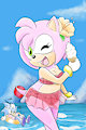 Amy on the beach