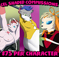 Cel Shade Commissoins [August 2019]