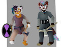 Edeme and Clawdius the Vikings by BattySqueaks
