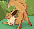Eevee butt (SFW) by Kaimee