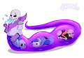 [vore] Naga Razz by lycovore