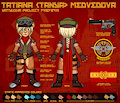 Tanya in her Pilot outfit
