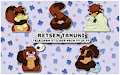 #TailiDraws - Retsen Tanuki Stickers by mrpandragon