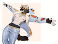 PK Embroided Denim Jacket by ShiBerriPenguin