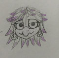When you've naught any else to do but doodle your teachers for beak/birb practice -