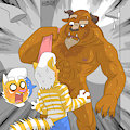 Grant bumps into the Beast at the gym showers