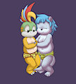 Izzy and Lemmy's Sleepover by Azoth