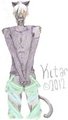 Kitar wearing new pants by Kitar