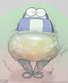 Mr Eraser in a Diaper (Messy)