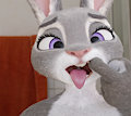 Judy eats mouse by Ponlets