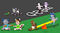 Puppy Playground -By CoffeehoundJoe-