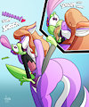 [G] Sexy purple lizard deep throat by JAMEArts