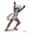 Domino cospalying as Ayla