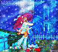 Blue Sapphires hipping Sonic and Sally Acorn My Legendary Destiny